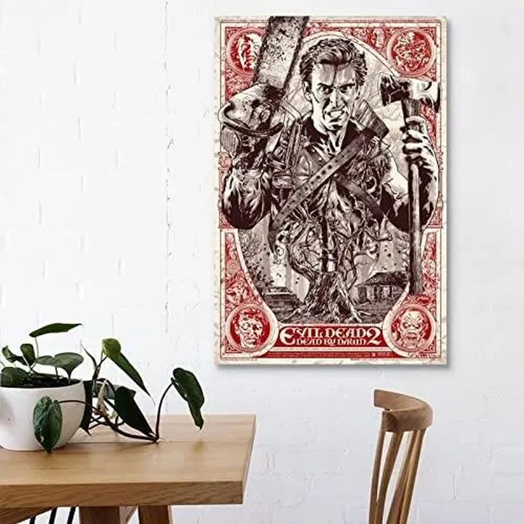 ALAYRA Evil Dead Horror Movie Poster Decorative Painting Canvas Wall Art Living Room Posters Bedroom Painting 12x18inch(30x45cm) 01 - Image 2