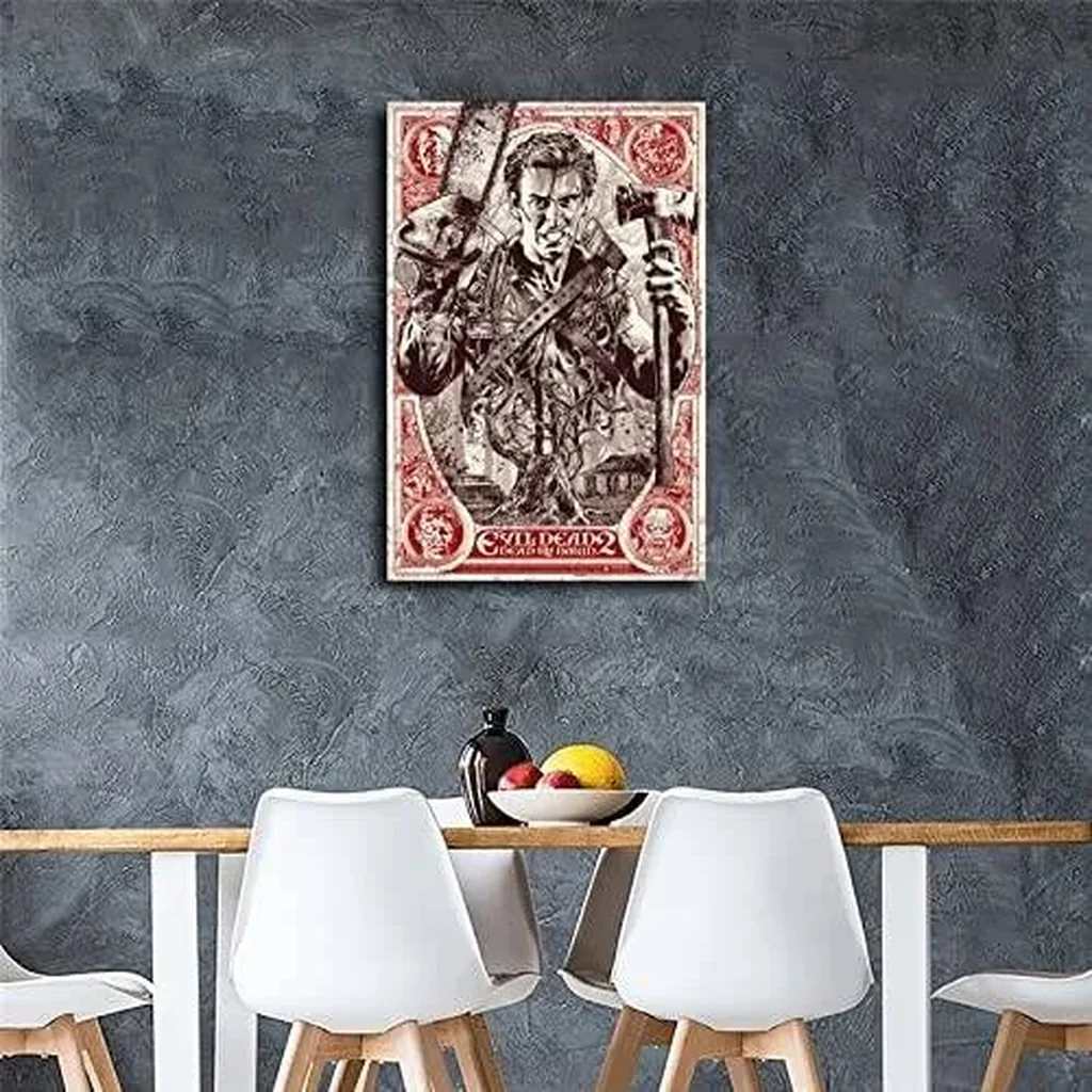 ALAYRA Evil Dead Horror Movie Poster Decorative Painting Canvas Wall Art Living Room Posters Bedroom Painting 12x18inch(30x45cm) 01 - Image 3