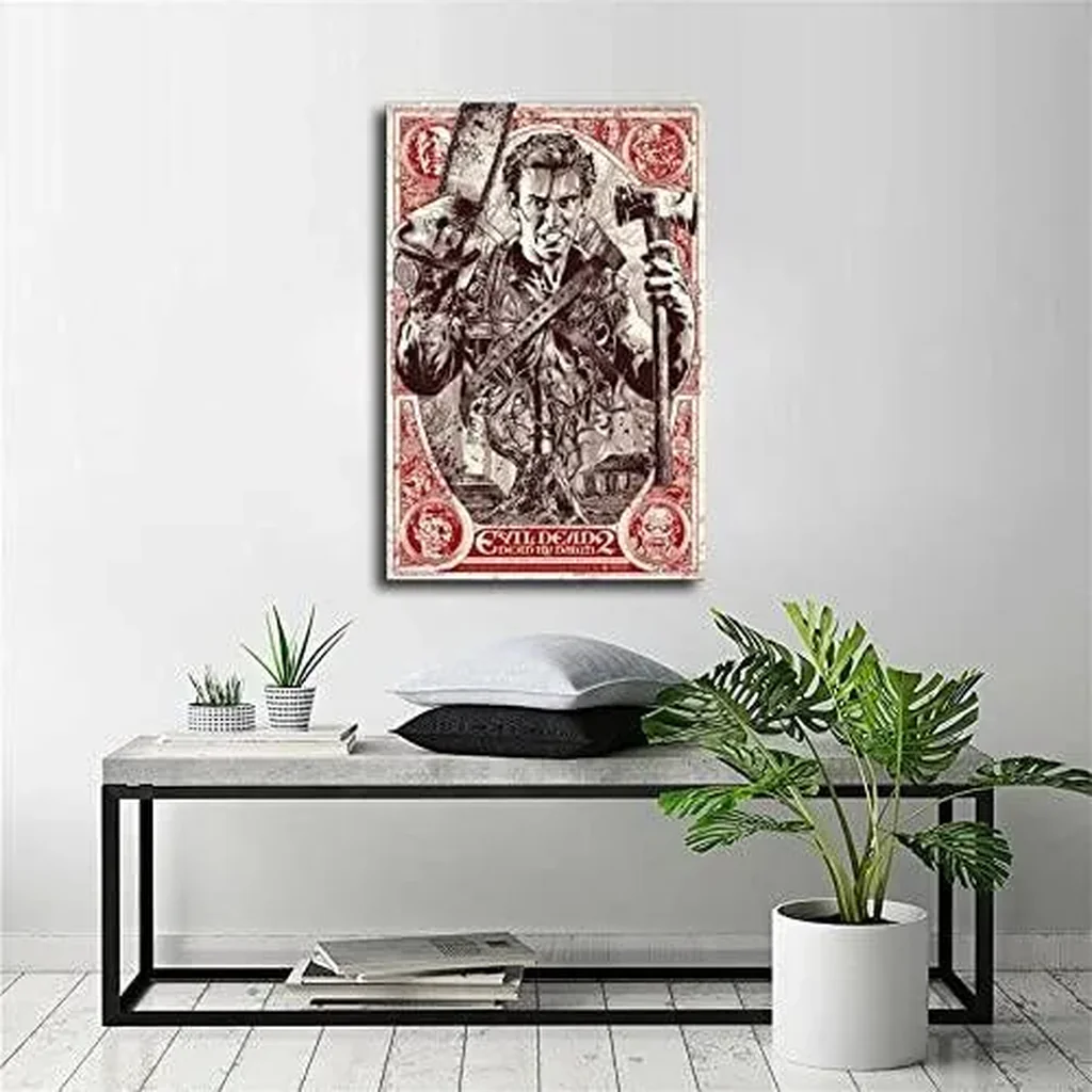 ALAYRA Evil Dead Horror Movie Poster Decorative Painting Canvas Wall Art Living Room Posters Bedroom Painting 12x18inch(30x45cm) 01 - Image 5