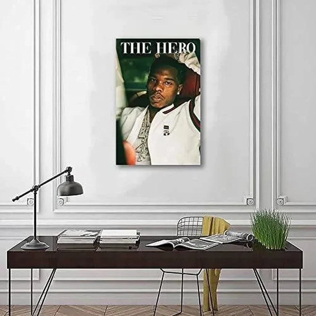 ALAYRA Famous Singer Lil Baby Posters Art Wall Poster Canvas Poster Bedroom Decor Sports Landscape Office Room Decor Gift (C, 12x18in Unframe) 01 - Image 5