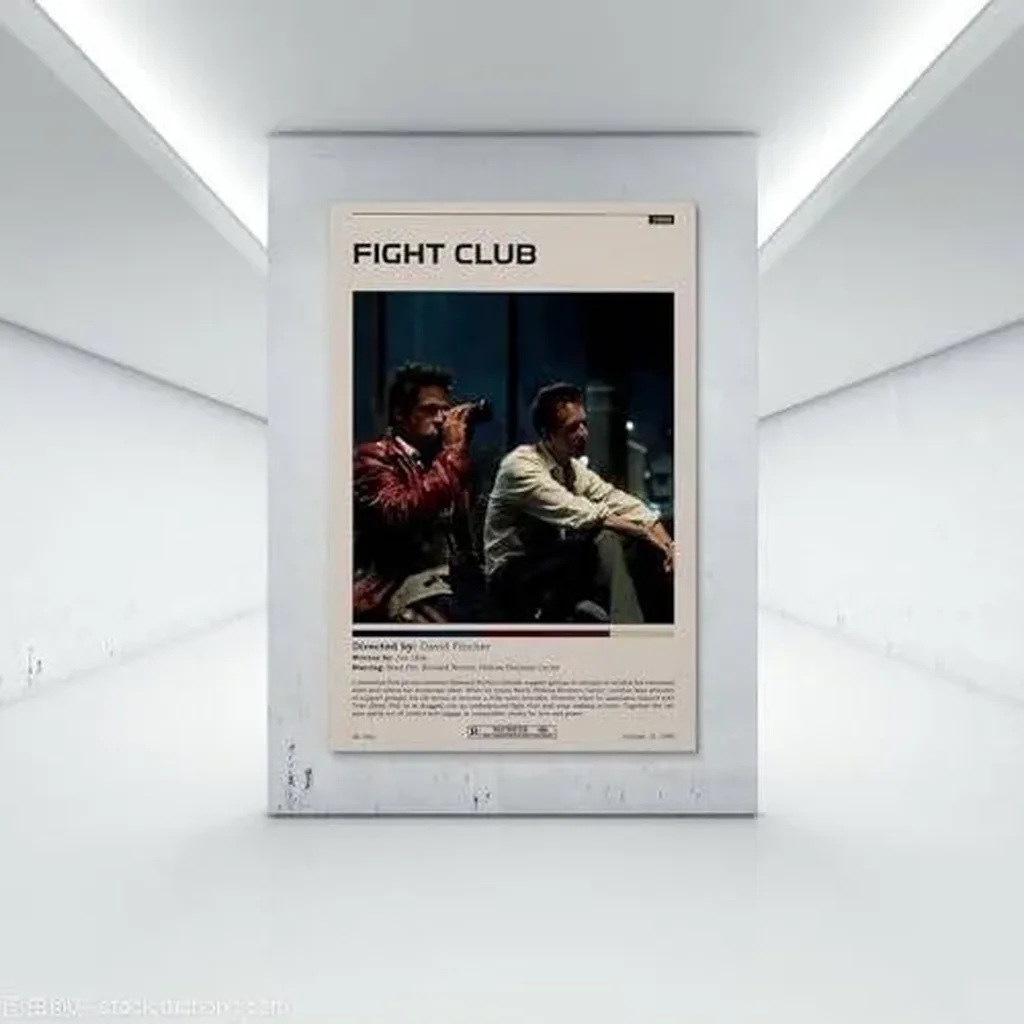 ALAYRA Fight Poster Club Movie Poster Movie Decorative Painting Canvas Bed Room Art Living Room Decor Modern Aesthetic Poster 12x18inch(30x45cm) Unframe-style 01 - Image 5