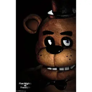 ALAYRA Five Nights at Freddy's - Freddy Wall Poster, 22.375" x 34", Unframed Version 01