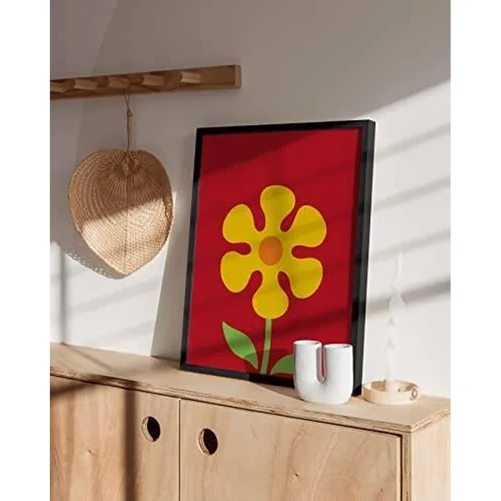 ALAYRA Flower Poster for Teen Girls Room Trendy Wall Art, Cute Aesthetic Bedroom Decor, Flower Market Poster for Girls Bedroom (Unframed, 12 x 16) 01 - Image 3