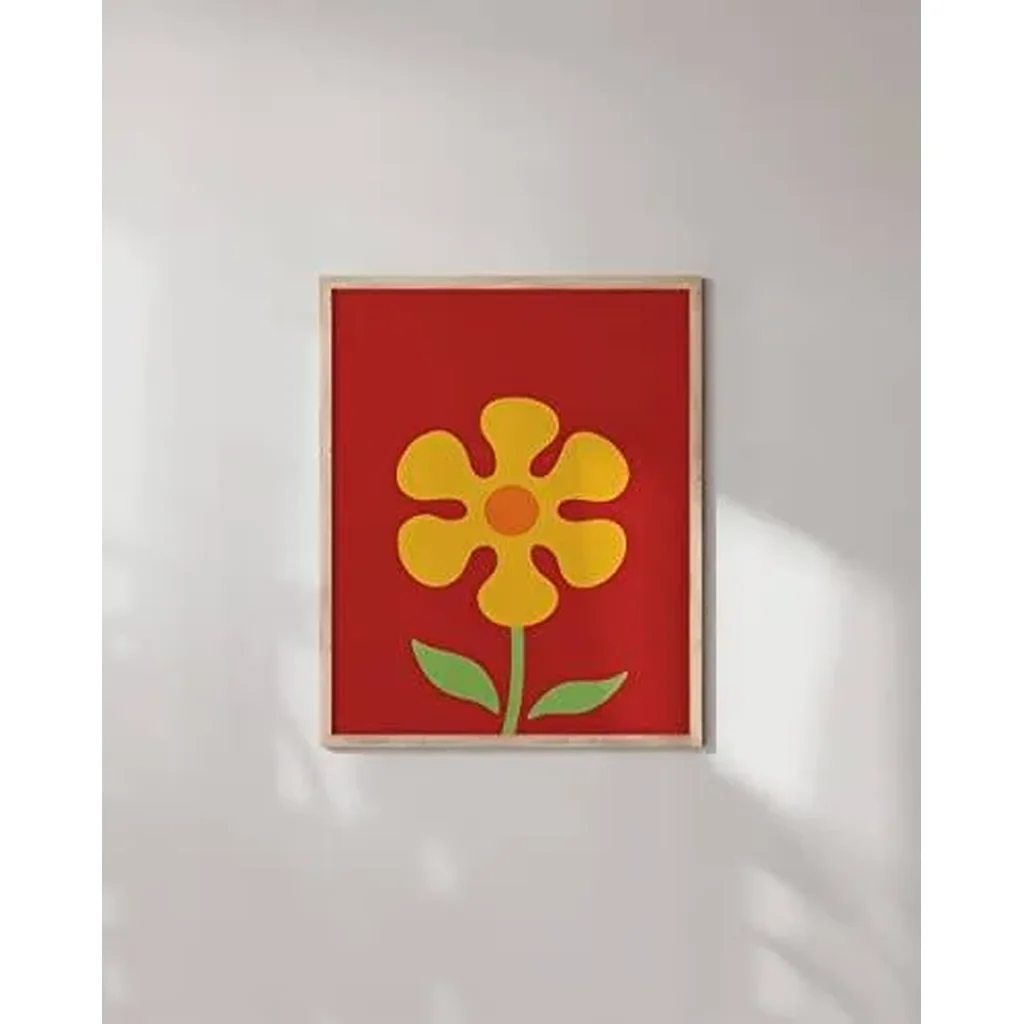ALAYRA Flower Poster for Teen Girls Room Trendy Wall Art, Cute Aesthetic Bedroom Decor, Flower Market Poster for Girls Bedroom (Unframed, 12 x 16) 01 - Image 4