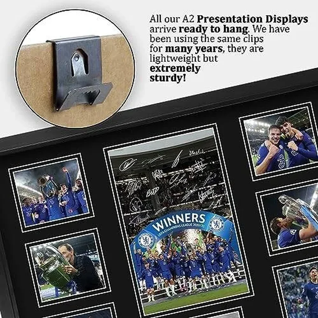 ALAYRA FR A2 Chelsea Champions 2021 Printed Memorabilia Signed Autograph Photograph Display for Football Fans and Supporters - A2 Framed 01 - Image 3