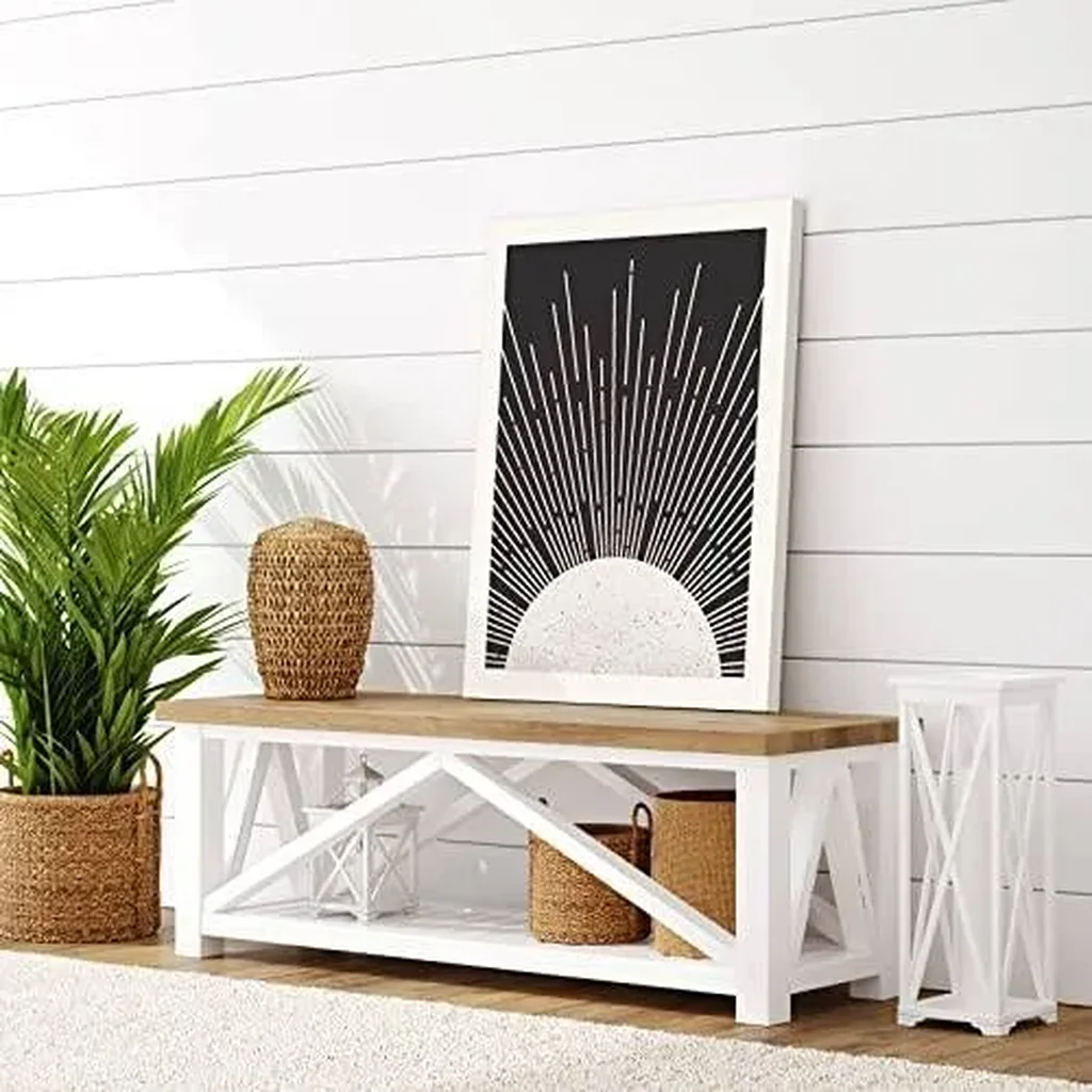 ALAYRA Framed Canvas Wall Art Boho Sun Wall Art Set of 2 Sun Rising on the Horizon Geometric Nature Illustrations Line Art Wall Mid Century Modern Boho Wall Decor for Living Room Bathroom 12x16inch 01 - Image 4