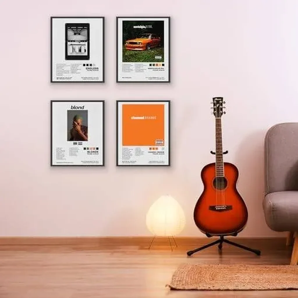 ALAYRA Frank Ocean Album Cover Posters Set of 4 Music Posters for Room Aesthetic Canvas Wall Art for Teens Room Decor (11"x14" UNFRAMED) 01 - Image 2
