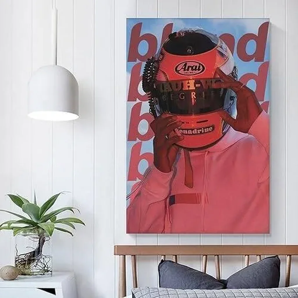 ALAYRA Frank Ocean POSTER Hype Beast Music Cover Poster Canvas Poster Bedroom Decoration Landscape Office Valentine's Birthday Gift Unframe-style12x18inch(30x45cm) 01 - Image 3