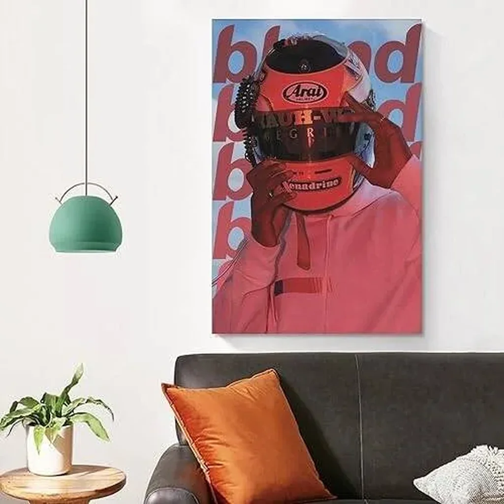 ALAYRA Frank Ocean POSTER Hype Beast Music Cover Poster Canvas Poster Bedroom Decoration Landscape Office Valentine's Birthday Gift Unframe-style12x18inch(30x45cm) 01 - Image 4