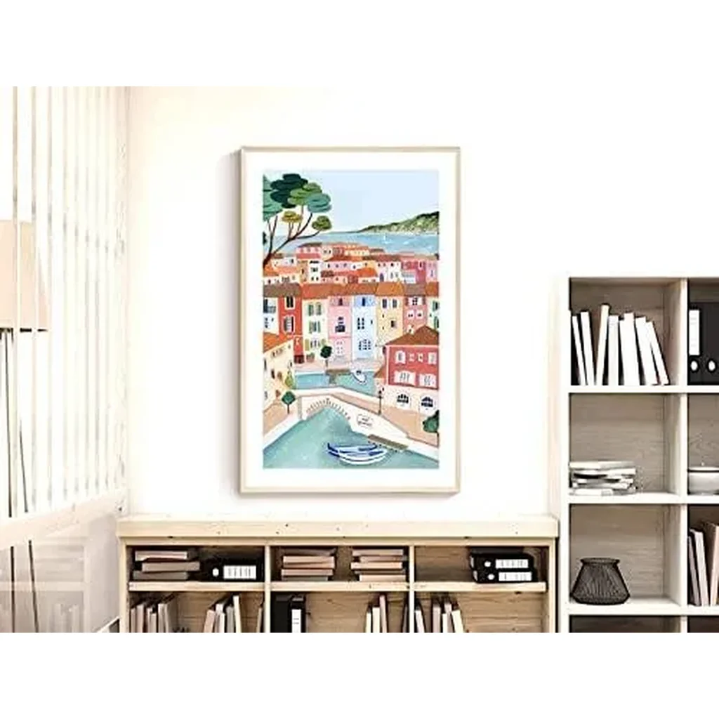ALAYRA French Riviera Art Print, Port Grimaud, France Wall Art France Travel Poster, Home Decor, Travel Gift, Travel Poster, Provence, Housewarming (Unframed) (11x14) 01 - Image 4