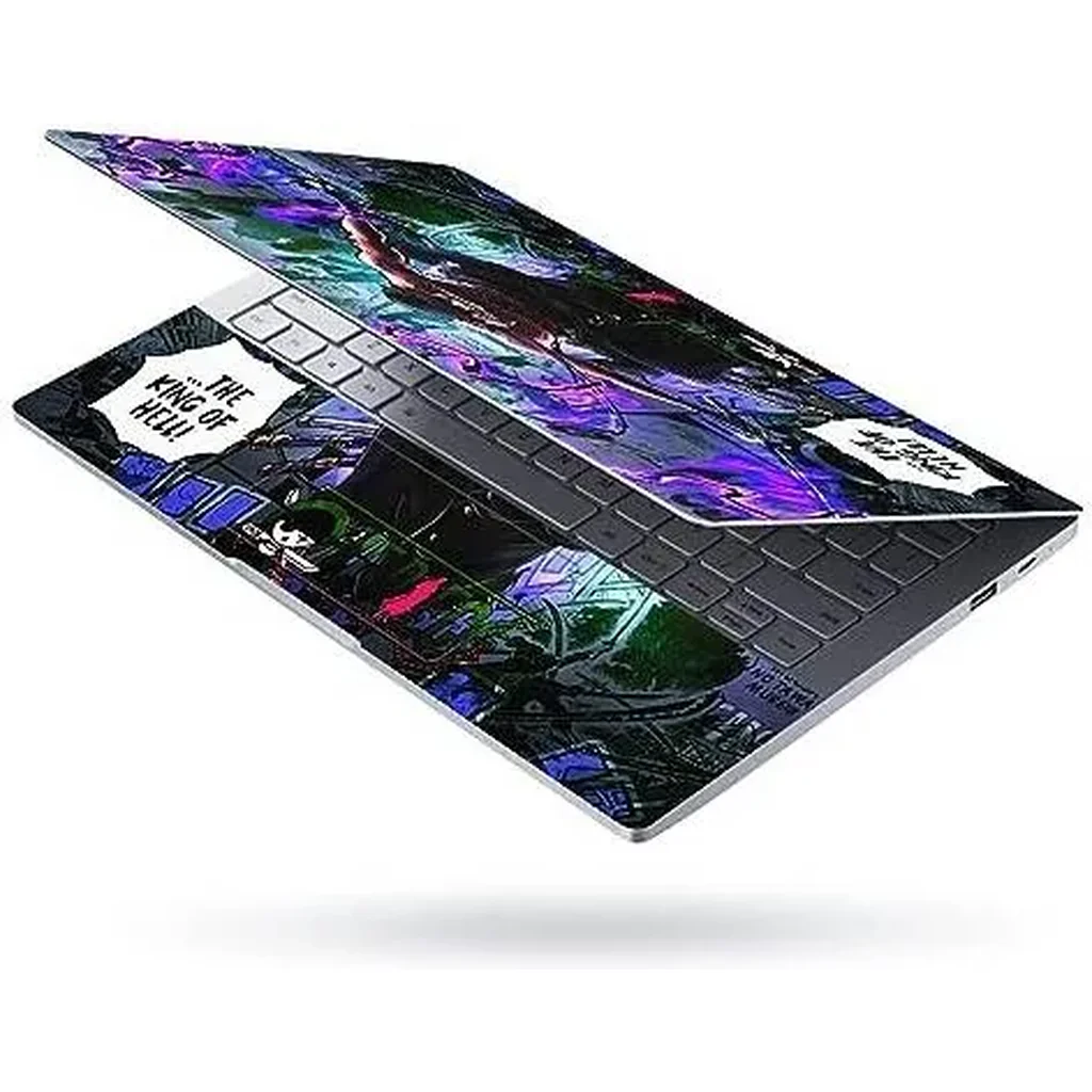ALAYRA Full Body Laptop Skin Upto 15.6 inch Sticker Compatible for Dell/HP/Lenovo/Acer/Sony All Laptop Size Upto 14 to 15.6 Inch - The King of Hell Anime 01 - Image 2