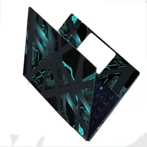ALAYRA Full Laptop Skin Bubble-Free HD Quality Sticker for Laptops Upto 15.6" Compatible with Apple/Dell/HP/Lenovo/Acer/Asus/Sony (Dustproof, Waterproof, Scratchproof, Reusable) - Circuit FL1 01