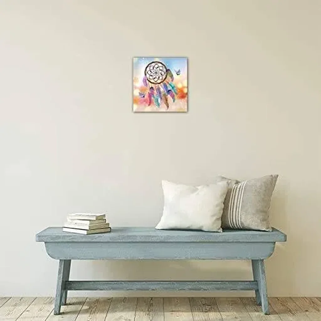 ALAYRA Galaxy Star Canvas Wall Art Picture Poster Print Aesthetic Canvas Wall Hanging Poster Stretched And Framed Canvas Art Abstract Home Wall Decoration for Farmhouse Living Room 01 - Image 2