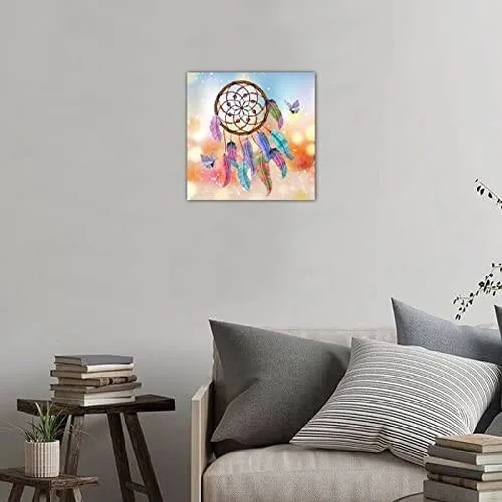 ALAYRA Galaxy Star Canvas Wall Art Picture Poster Print Aesthetic Canvas Wall Hanging Poster Stretched And Framed Canvas Art Abstract Home Wall Decoration for Farmhouse Living Room 01 - Image 3