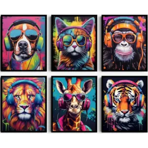 ALAYRA Gamer Room Decor for Boys 8x10 Unframed Prints - Gaming Wall Decor, Gamer Wall Decor, Gaming Posters - Gaming Decor for Boys Room, Video Game Decor, Video Gamer Posters 01