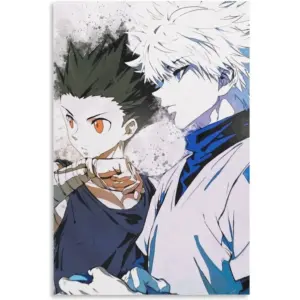 ALAYRA Gon Killua Poster Canvas Wall Art Painting Posters Decoration Room Decor Unframe 12x18inch(30x45cm) 01