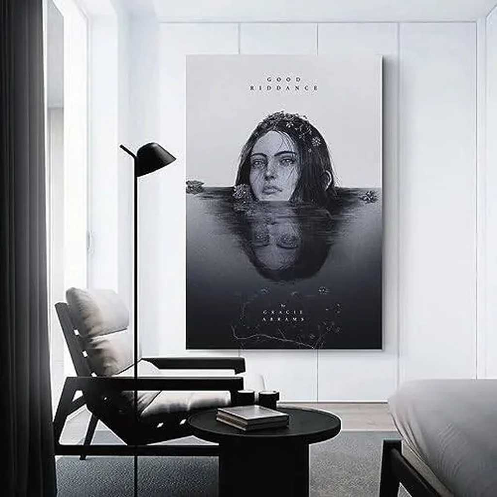 ALAYRA Gracie Abrams Good Riddance 2 Canvas Poster Bedroom Decoration Landscape Office Valentine's Birthday Gift Unframe-style12x18inch(30x45cm) 01 - Image 2