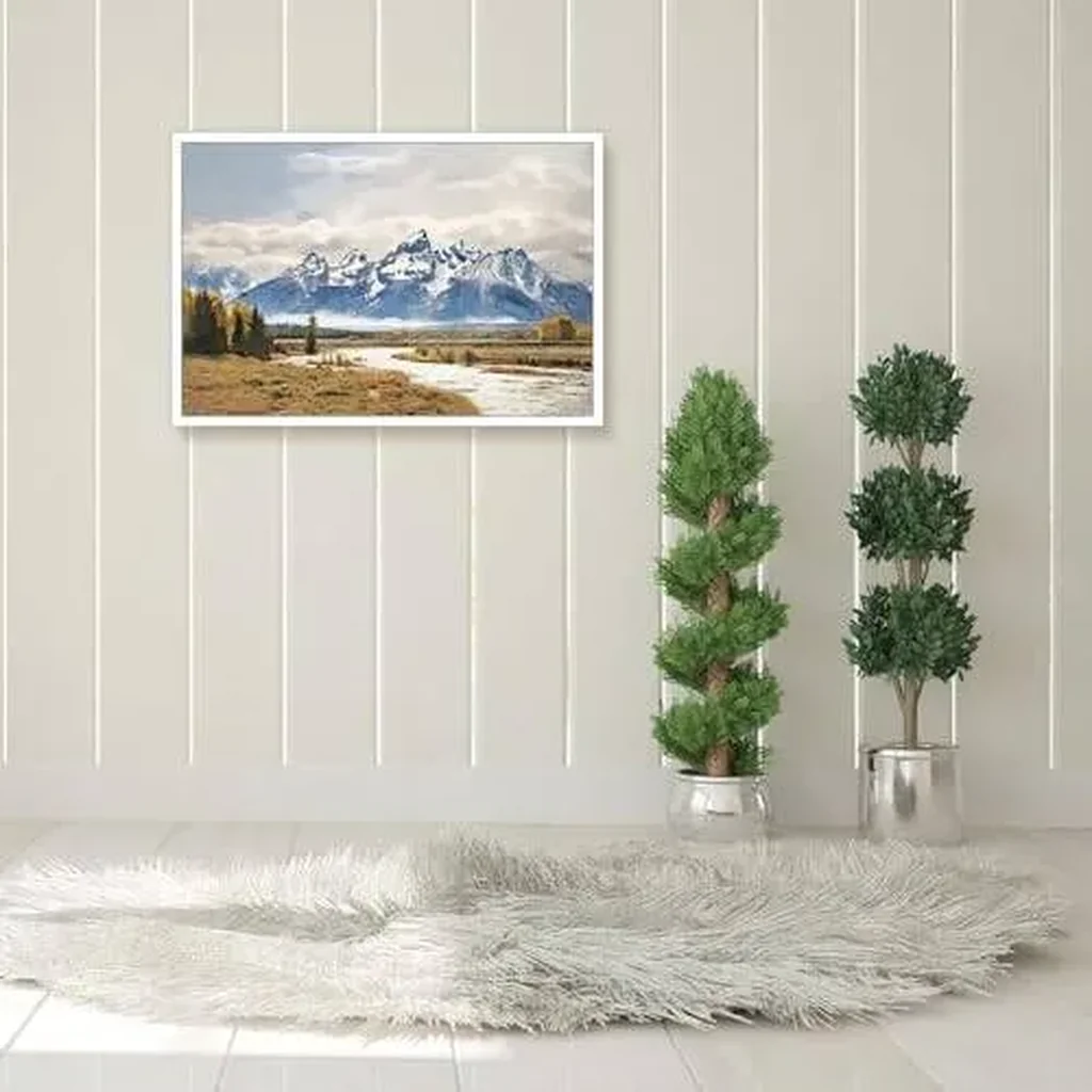 ALAYRA Grand Teton Mountains Colorful National Park Posters Towering Snow Capped Mountains Landscape Wall Art Culture For Home Bedroom Living Room Living Dorm Office Wall Decor 12x16in Unframed 01 - Image 3