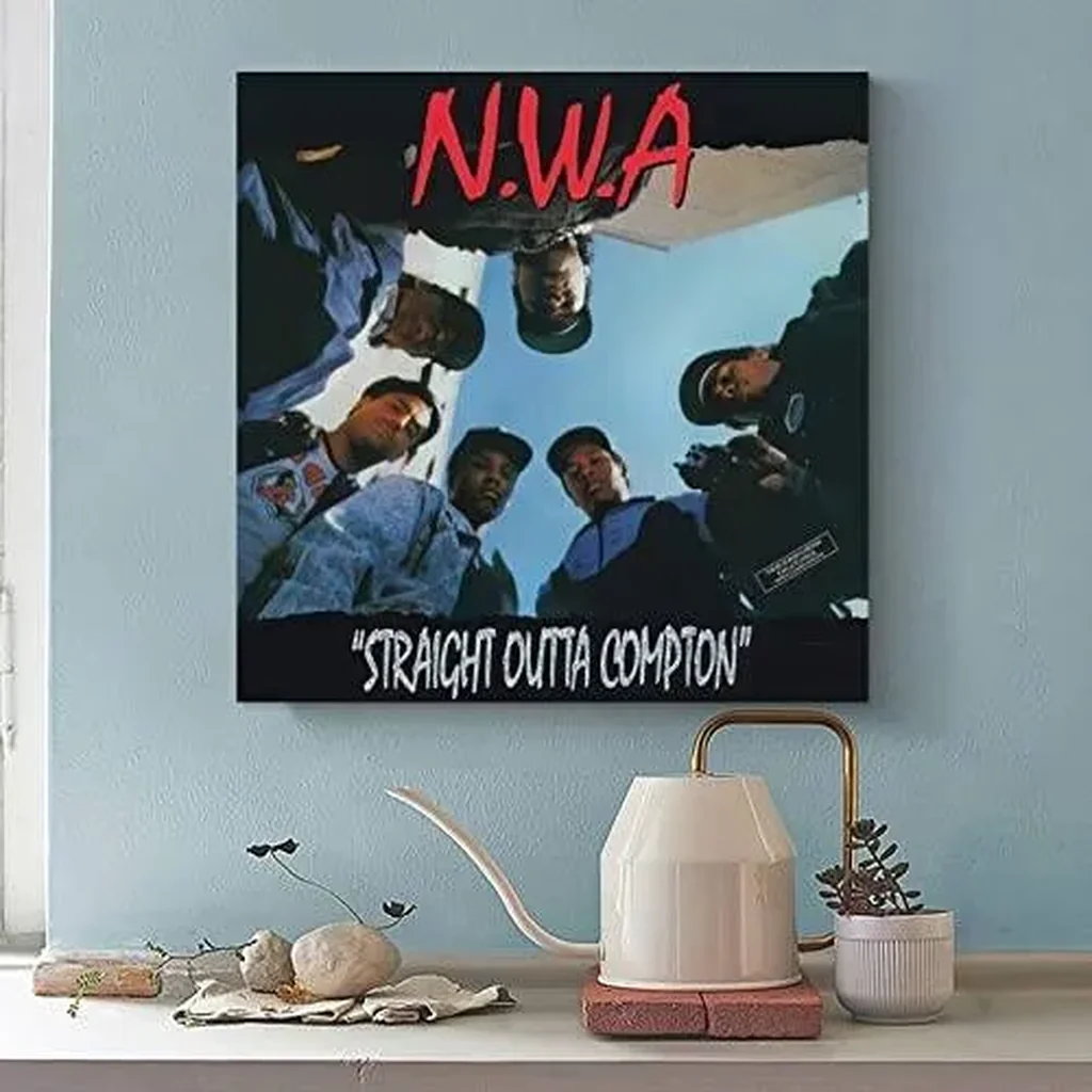 ALAYRA Hip Hop Group Music Band Room Aesthetic Poster Print Art Wall Painting Canvas Posters Gifts Modern Bedroom Decor Unframed 16x16inch(40x40cm) 01 - Image 3