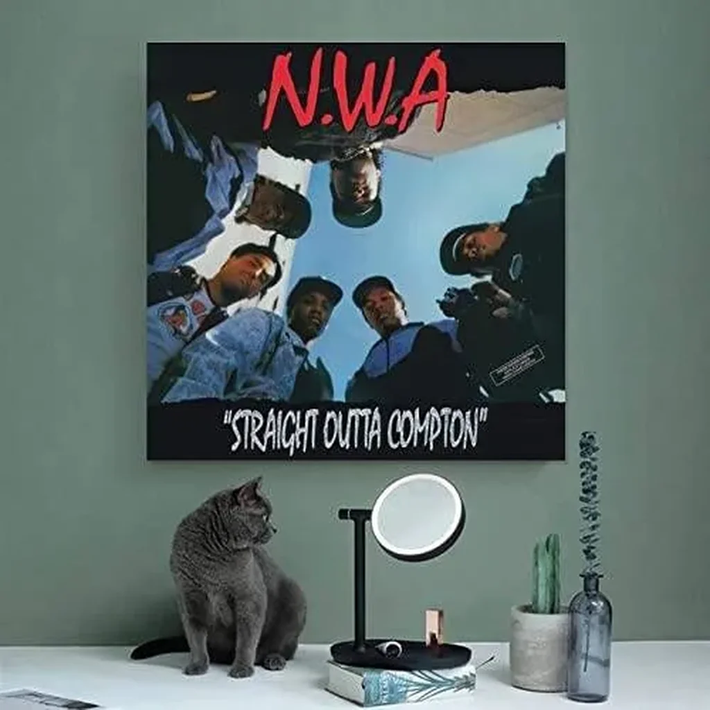 ALAYRA Hip Hop Group Music Band Room Aesthetic Poster Print Art Wall Painting Canvas Posters Gifts Modern Bedroom Decor Unframed 16x16inch(40x40cm) 01 - Image 4