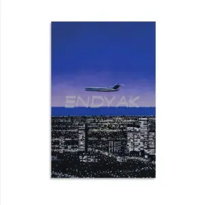 ALAYRA Hiroshi Nagai Modern Urban Art Poster Wall Poster Art Canvas Printing Poster Office Bedroom Aesthetic Poster Unframe-style 12x18inch(30x45cm) 01