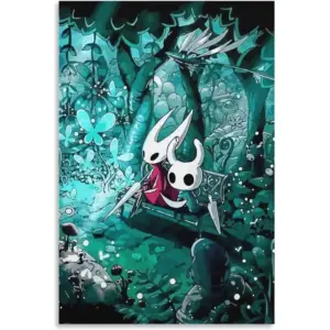 ALAYRA Hollow Knight Posters & Prints on Canvas Wall Art Poster for Room Decor Unframe 12x18inch(30x45cm) 01