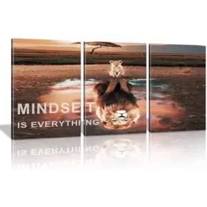 ALAYRA Inspiration Quotes Wall Art, Motivational Determination Patience Persistence Poster Positive Affirmations Wall Hanging Picture for Home Office Bedroom Dorm Gift for Business Leadership 01