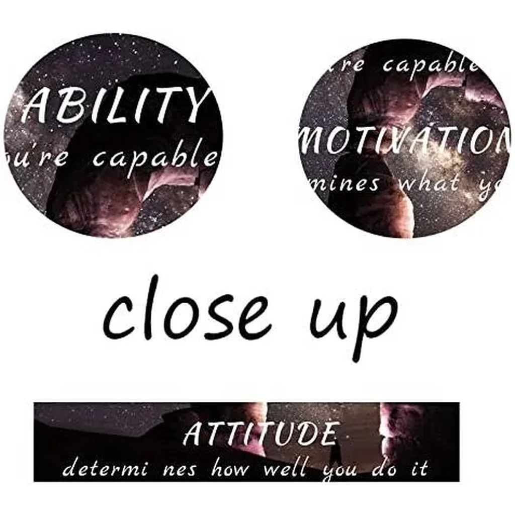 ALAYRA Inspirational Canvas Painting Wall Art Ability Motivation Attitude Quote Success 3 Pieces Black Poster Positive Motivational Framed Artwork Prints Picture for Bedroom Office 36''Wx 16''H 01 - Image 3