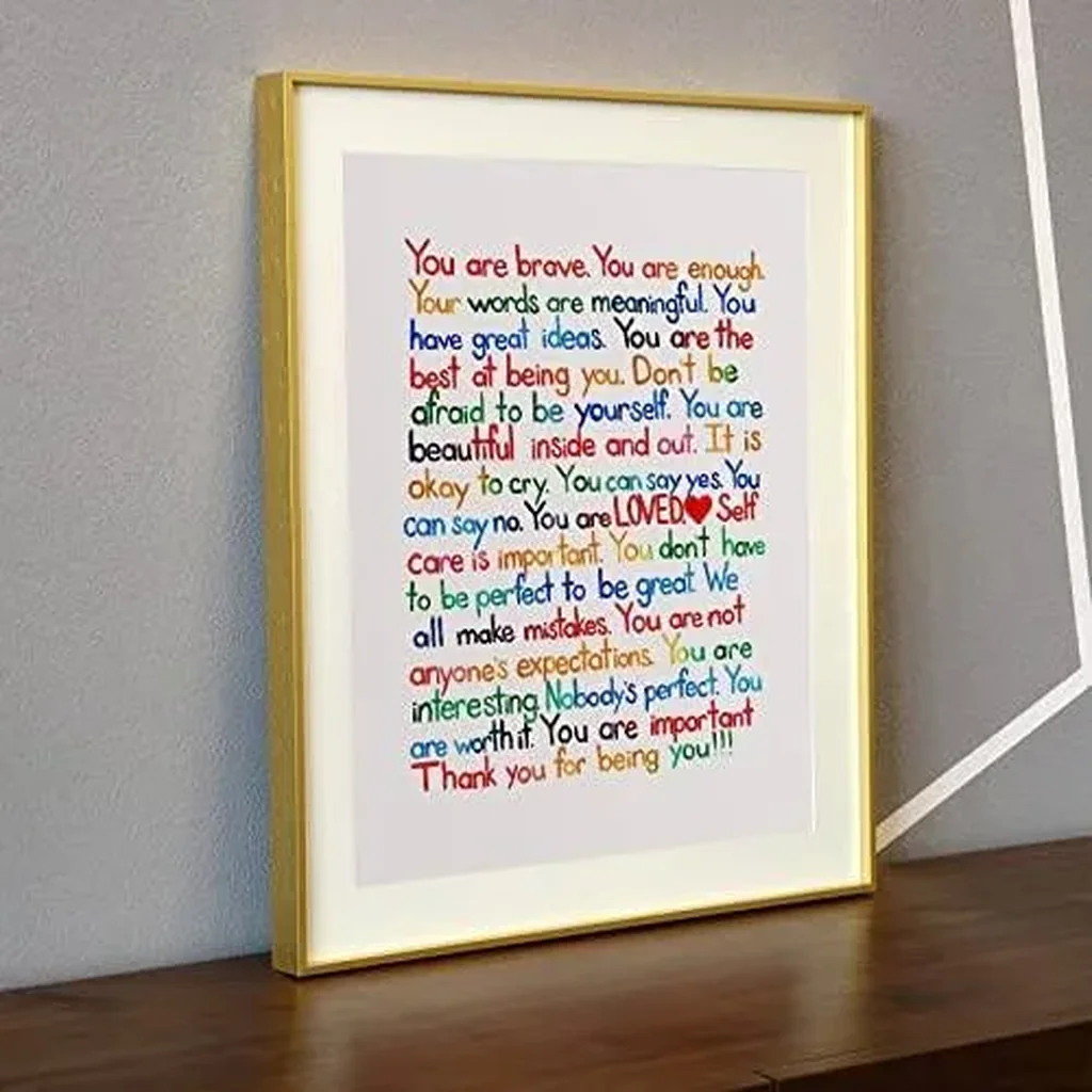 ALAYRA Inspirational Wall Art Print Poster 11 x 14" Canvas Prints Unframed- Birthday Gift Motivational Wall Art Home Decor Poster for Room Aesthetic Office Decor 01 - Image 4