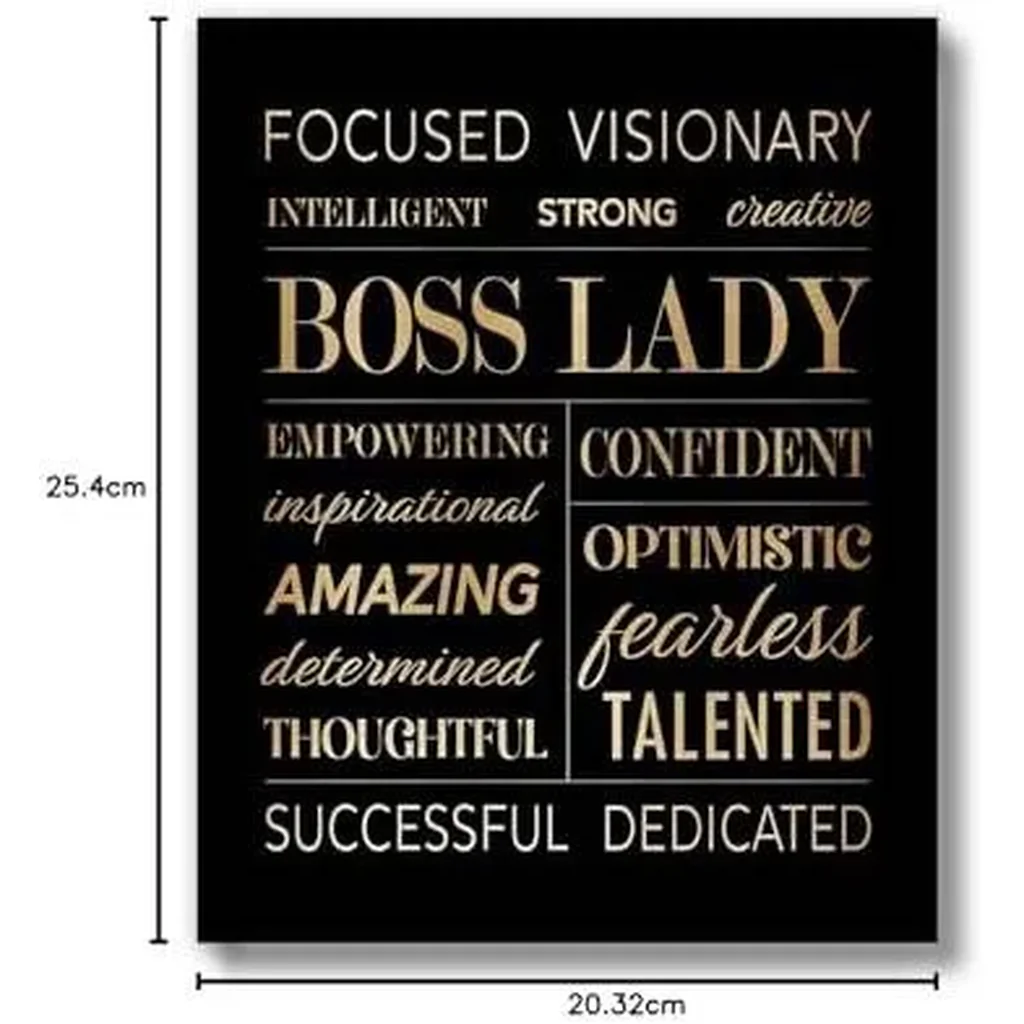 ALAYRA Inspirational Women Teen Girls Room Wall Decor Art Prints (UNFRAMED 8 x 10) Motivational Quote Posters Office Bedroom (Boss Lady Affirmations) 01 - Image 6