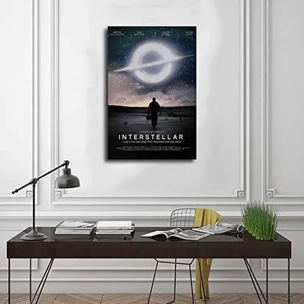 ALAYRA Interstellar Movie Art Poster 1 Canvas Poster Bedroom Decor Office Room Decor Gift Unframe16x24inch(40x60cm) 01 - Image 2