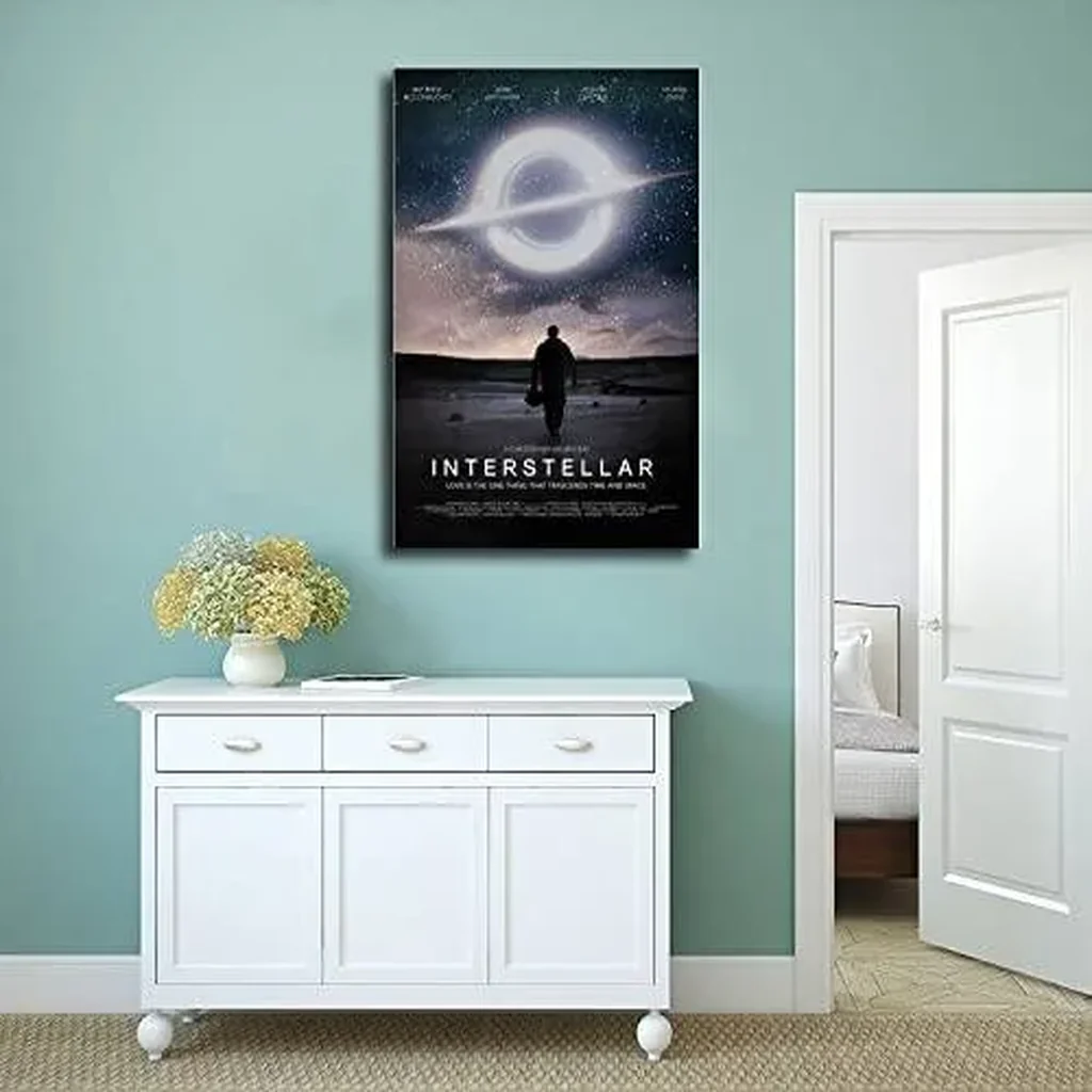 ALAYRA Interstellar Movie Art Poster 1 Canvas Poster Bedroom Decor Office Room Decor Gift Unframe16x24inch(40x60cm) 01 - Image 3