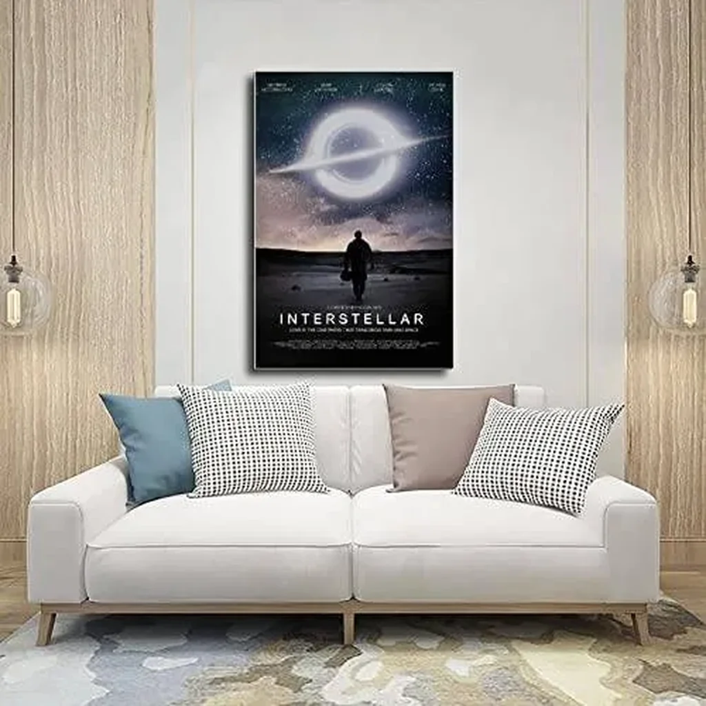 ALAYRA Interstellar Movie Art Poster 1 Canvas Poster Bedroom Decor Office Room Decor Gift Unframe16x24inch(40x60cm) 01 - Image 4