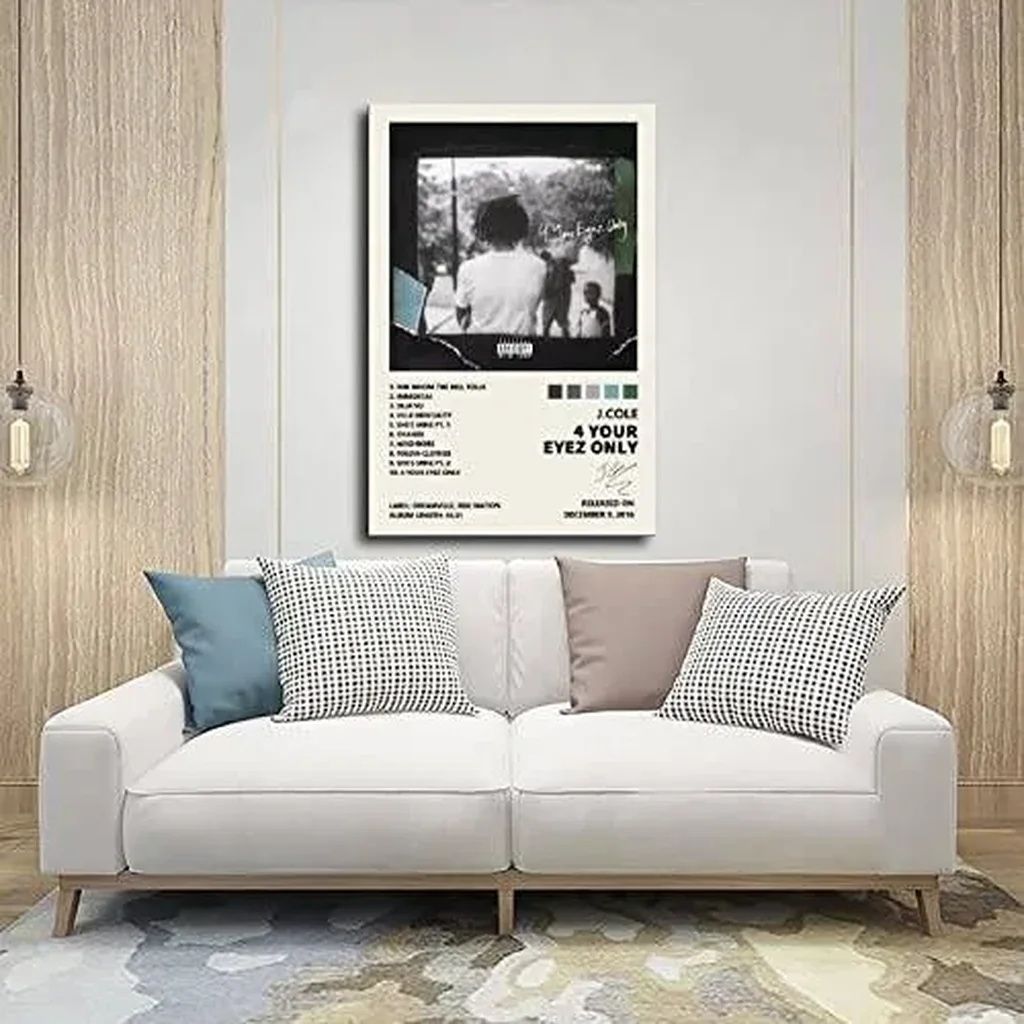 ALAYRA J Cole 4 Your Eyez Only Music Album Cover Signed Limited Poster Canvas Poster Bedroom Decor Sports Landscape Office Room Decor Gift Unframe16x24inch(40x60cm) 01 - Image 5