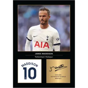 ALAYRA Ja Maddison Signed A4 Printed Photo Picture Display Gift For Tottenham Fans Digitally Reproduced Signature Unframed 01