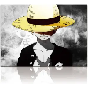 ALAYRA Japanese Anime Poster Luffy Poster The Straw Hat Pirates Print on Canvas Painting Wall Art for Living Room Decor Boy Gift (Unframed, Q-OP 3-1pcs) 01