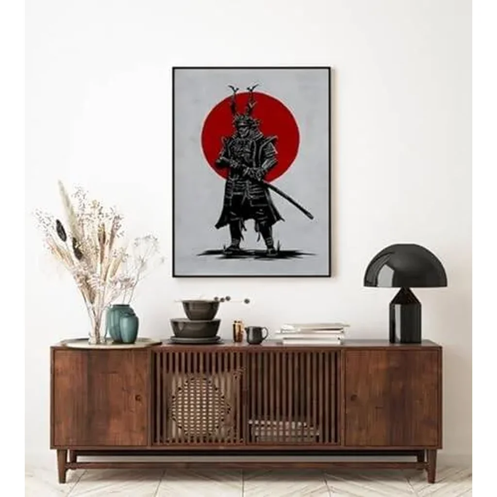 ALAYRA Japanese Bushido Poster Pictures, Japanese Ninjas Samurai Figures Painting, Japanese Figures and Mount Fuji Poster, Without Frame (JP- 01, 1 Pieces, 40 x 60 cm) 01 - Image 3