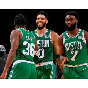 ALAYRA Jayson Tatum Jaylen Brown Marcus Smart Signed Photo Autograph Print Wall Art Home Decor 01