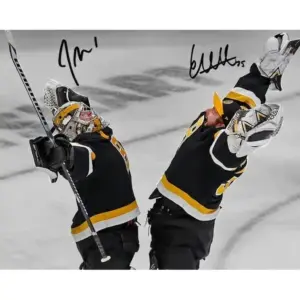 ALAYRA Jeremy Swayman Linus Ullmark Signed Photo Autograph Print Wall Art Home Decor 01