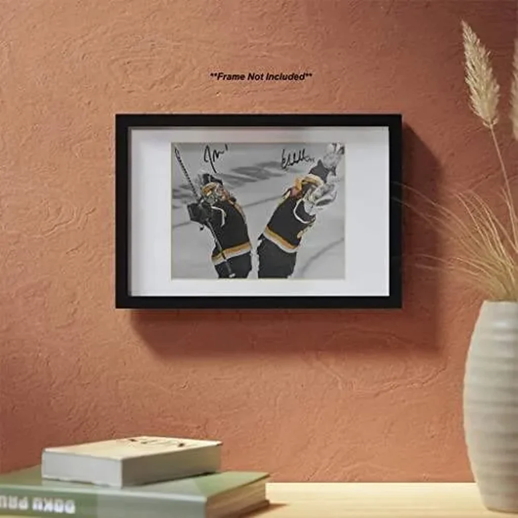 ALAYRA Jeremy Swayman Linus Ullmark Signed Photo Autograph Print Wall Art Home Decor 01 - Image 2