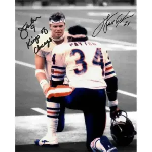 ALAYRA Jim McMahon Walter Payton Signed Photo Autograph Print Wall Art Home Decor 01