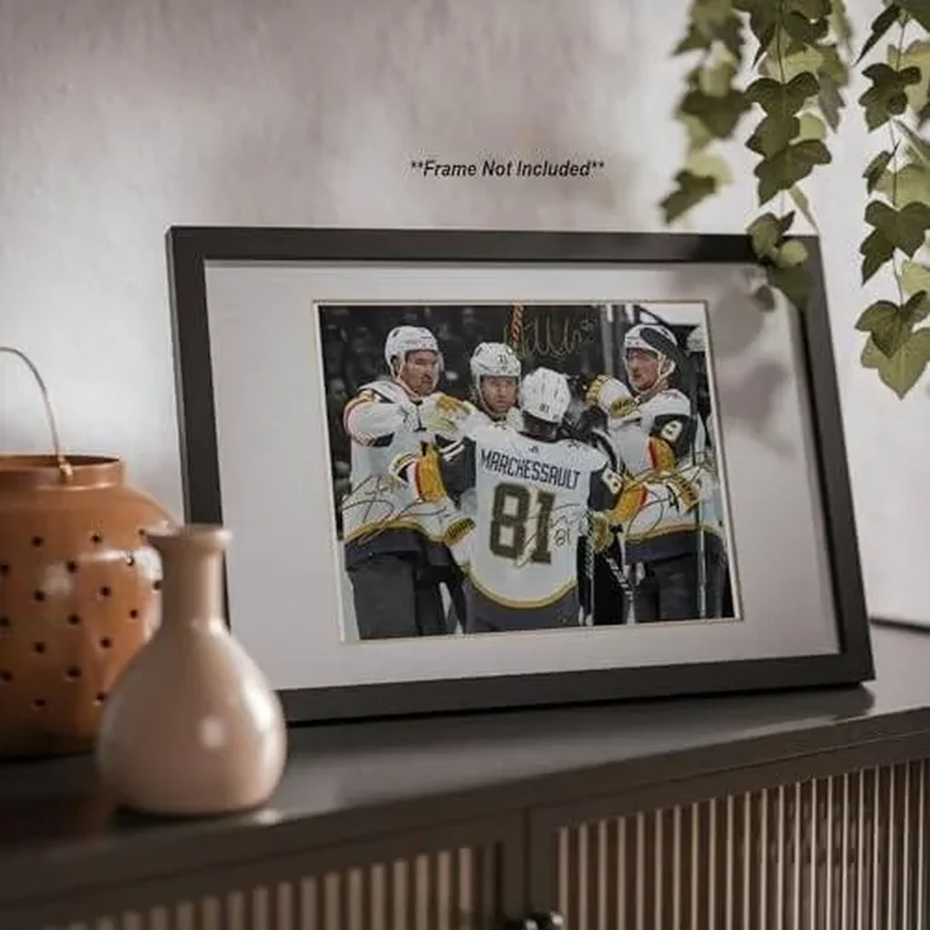 ALAYRA Jonathan Marchessault William Karlsson Reilly Smith Signed Photo Autograph Print Wall Art Home Decor 01 - Image 5