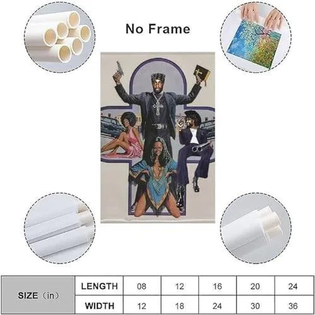 ALAYRA JPEGMafia And Danny Brown Scaring The Hoes Poster Canvas Art Poster Bedroom Decor Posters 12x18inch(30x45cm), Unframe-style-1 01 - Image 2