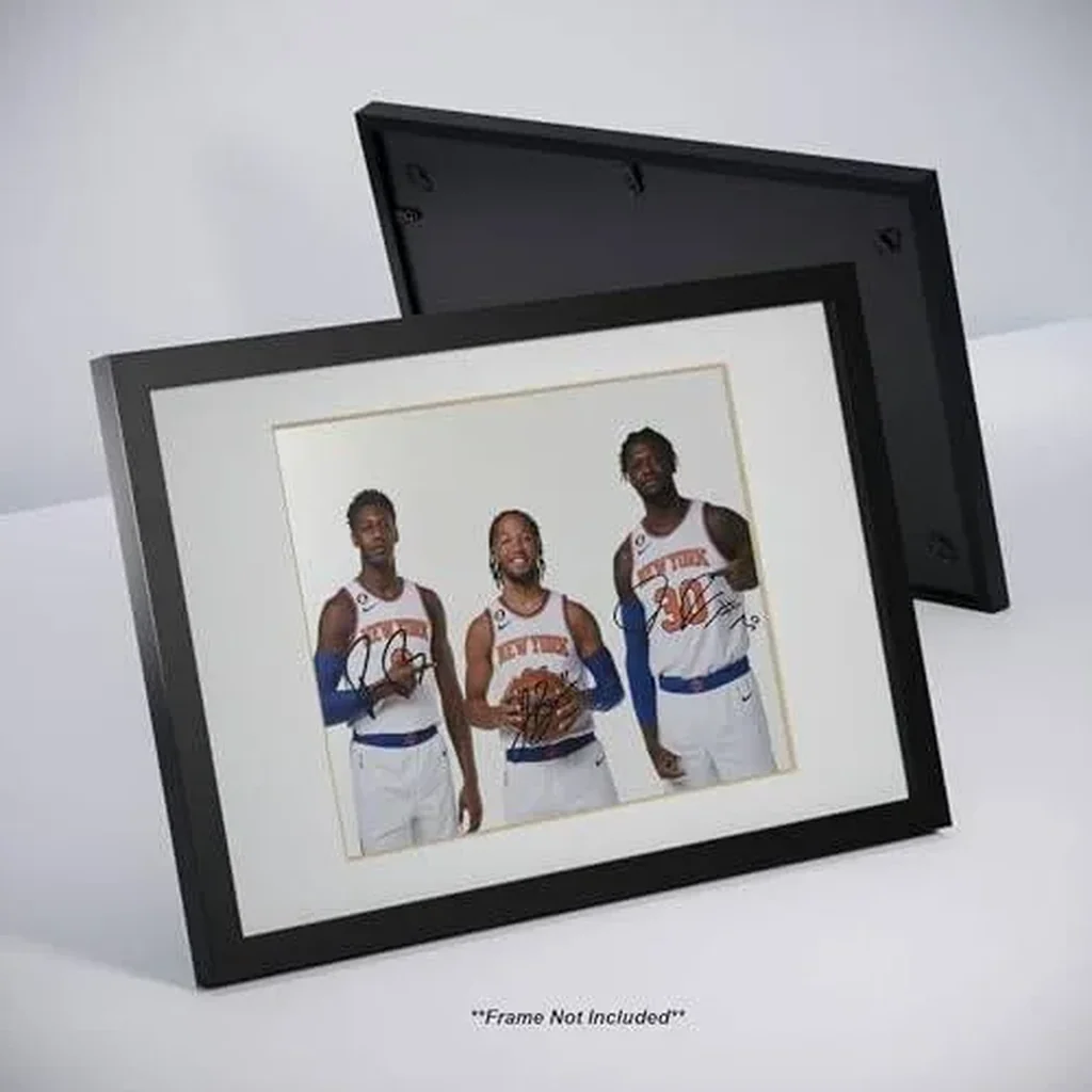 ALAYRA Julius Randle Jalen Brunson RJ Barrett Signed Photo Autograph Print Wall Art Home Decor 01 - Image 3