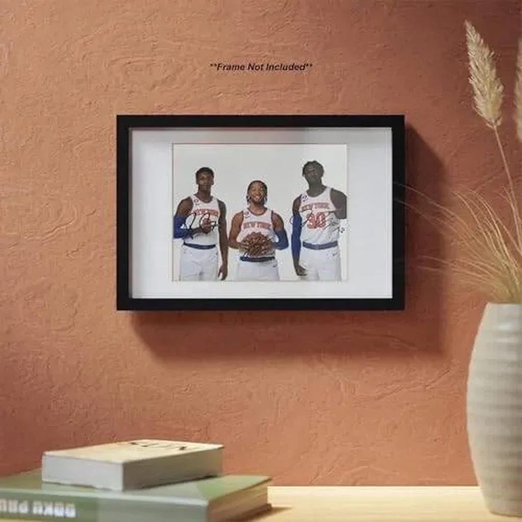 ALAYRA Julius Randle Jalen Brunson RJ Barrett Signed Photo Autograph Print Wall Art Home Decor 01 - Image 4