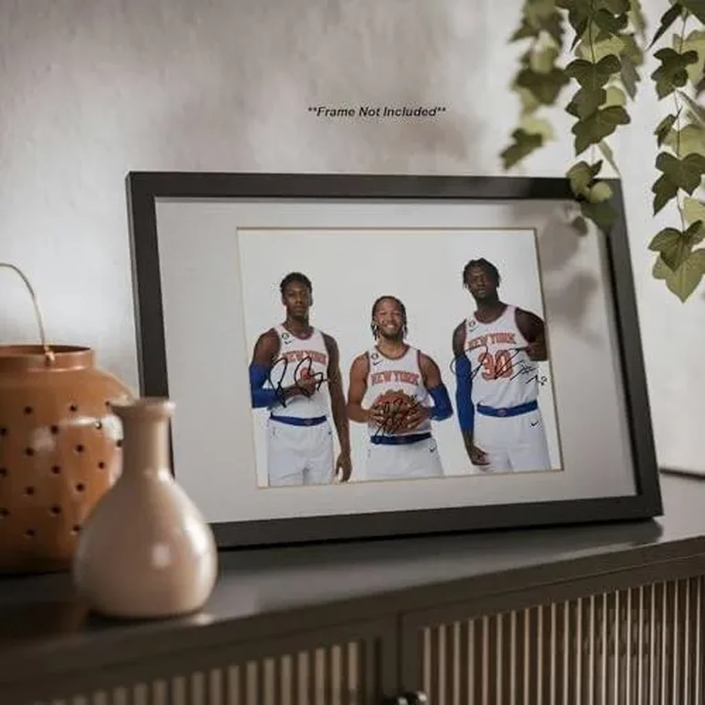ALAYRA Julius Randle Jalen Brunson RJ Barrett Signed Photo Autograph Print Wall Art Home Decor 01 - Image 5