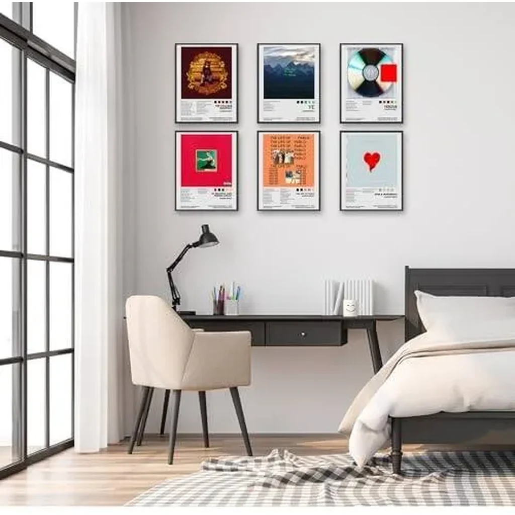 ALAYRA Kanye West Posters Art Prints Music Album Cover Poster Prints Room Aesthetic Canvas Wall Art Prints for Girl and Boy Teens Dorm Bedroom Room Wall Decor (8"x10" UNFRAMED) 01 - Image 2