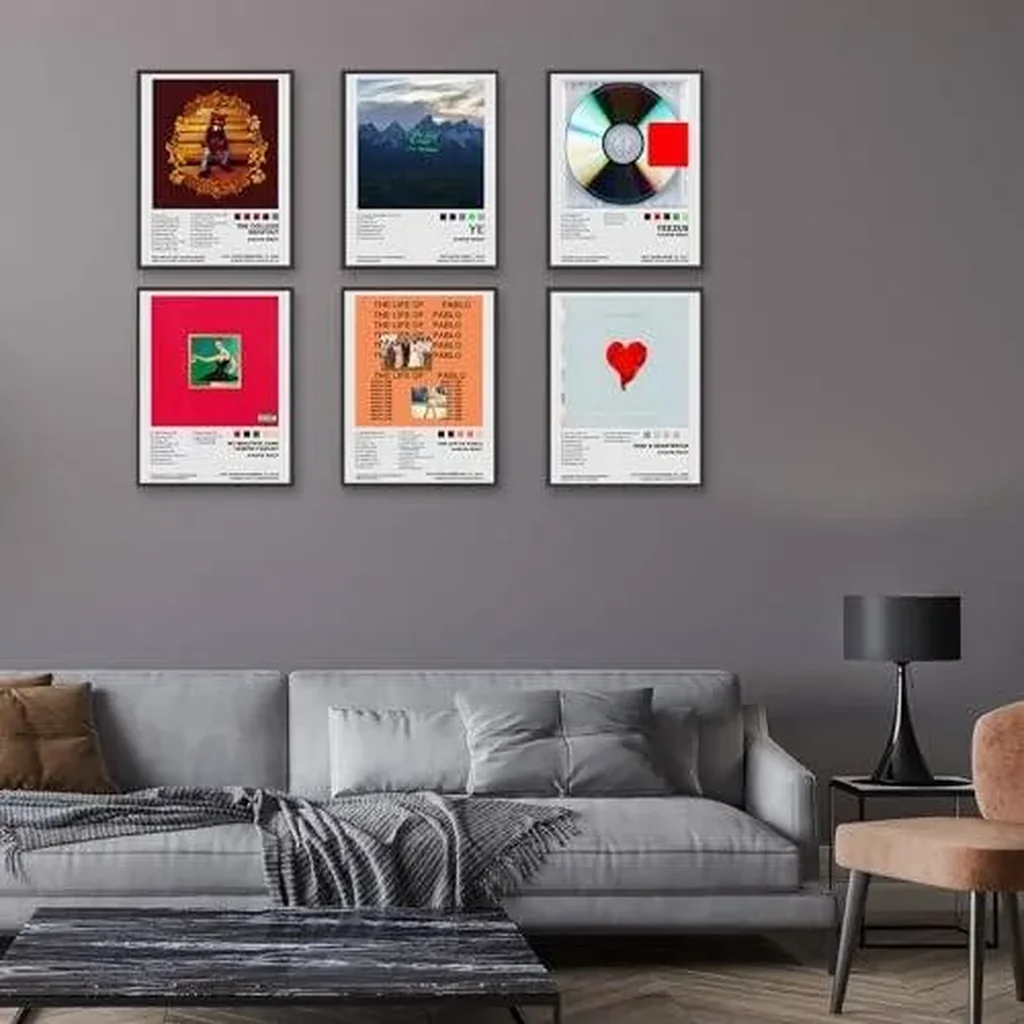 ALAYRA Kanye West Posters Art Prints Music Album Cover Poster Prints Room Aesthetic Canvas Wall Art Prints for Girl and Boy Teens Dorm Bedroom Room Wall Decor (8"x10" UNFRAMED) 01 - Image 3