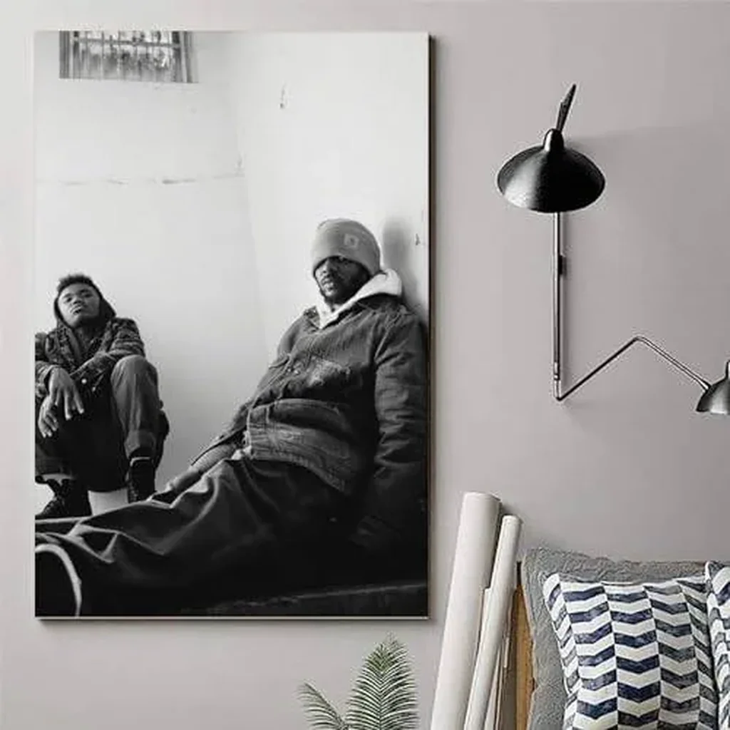 ALAYRA Kendrick Lamar Baby Keem Range Brothers Poster Poster Music Album Cover Poster Wall Art Decor Canvas Poster for Bedroom Artistic Poster Decoration Unframe-style 12x18inch(30x45cm) 01 - Image 5