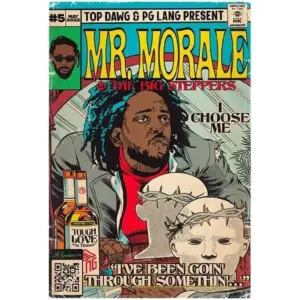 ALAYRA Kendrick Lamar Poster Mr. Morale & The Big Steppers Music Album Posters Aesthetics Room HD Print Canvas Wall Art Home Decor 12x18 inch Unframed 01